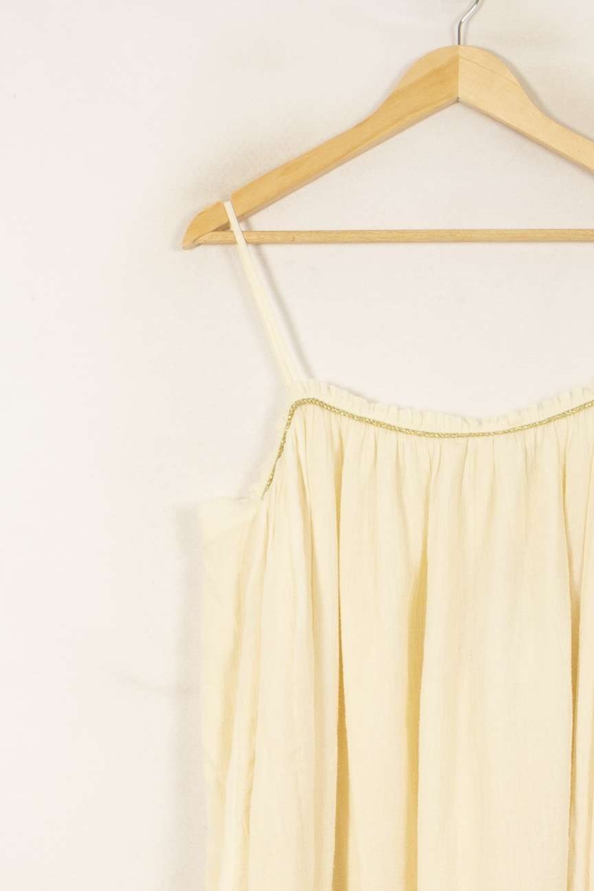 Robe À Bretelles Jaune - Taille M/38 de la marque Louise Misha | PARAD56147 - Vendu par Paradigme - Image 3