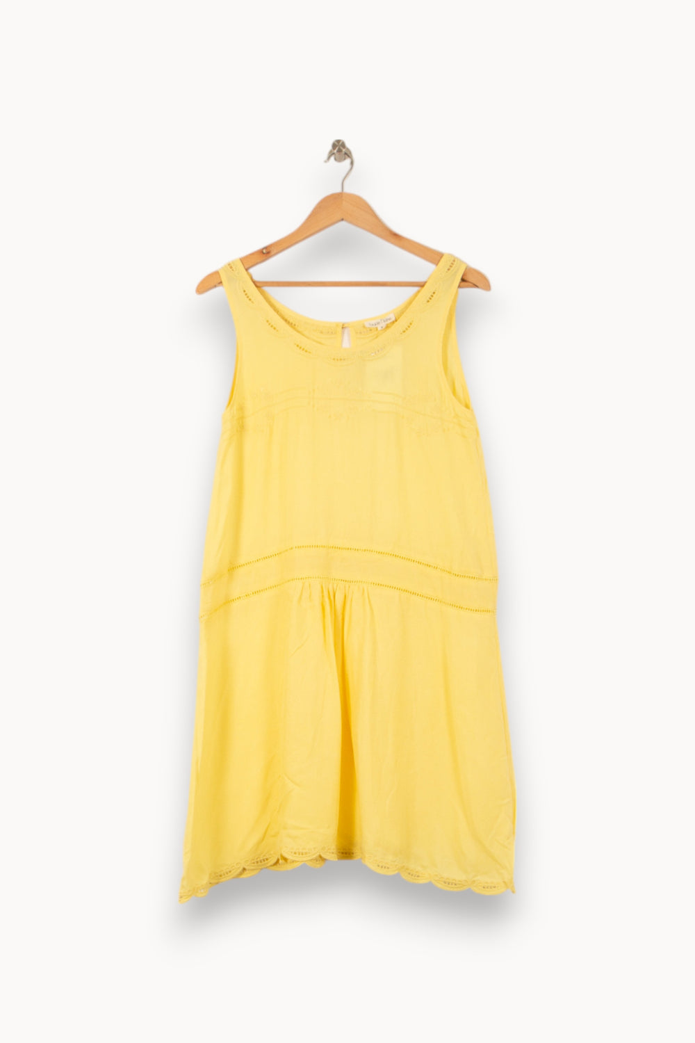Robe Sans Manches Jaune - Taille S/36 de la marque Louise Misha | PARAD56148 - Vendu par Paradigme - Image 2