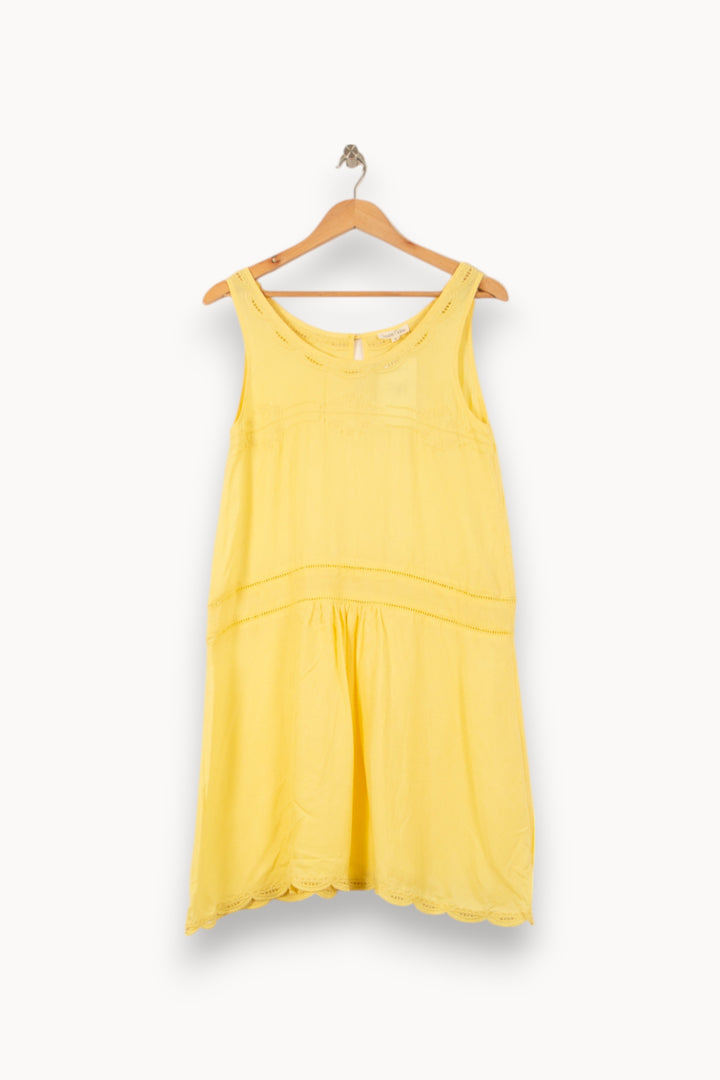 Robe Sans Manches Jaune - Taille S/36 de la marque Louise Misha | PARAD56148 - Vendu par Paradigme - Image 2
