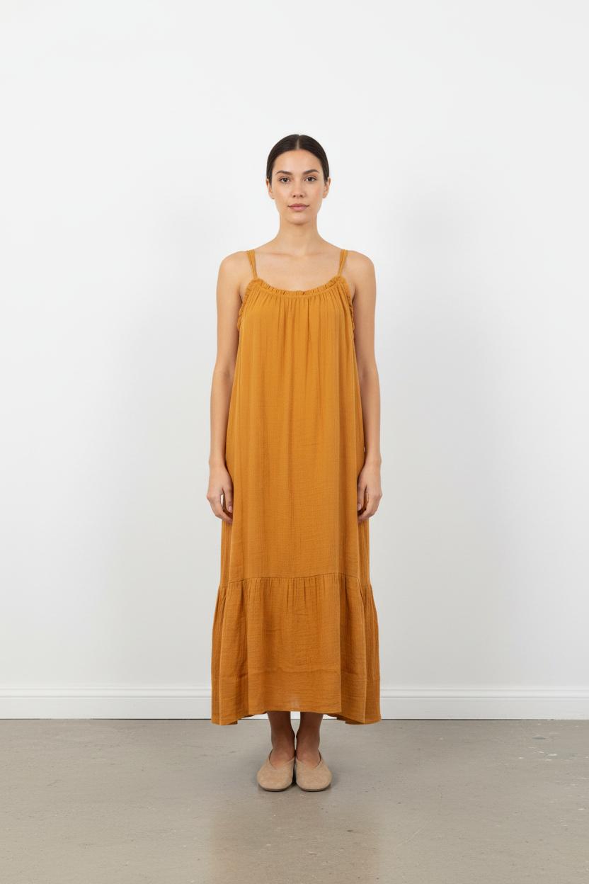 Robe Longue Orange - Taille S/36