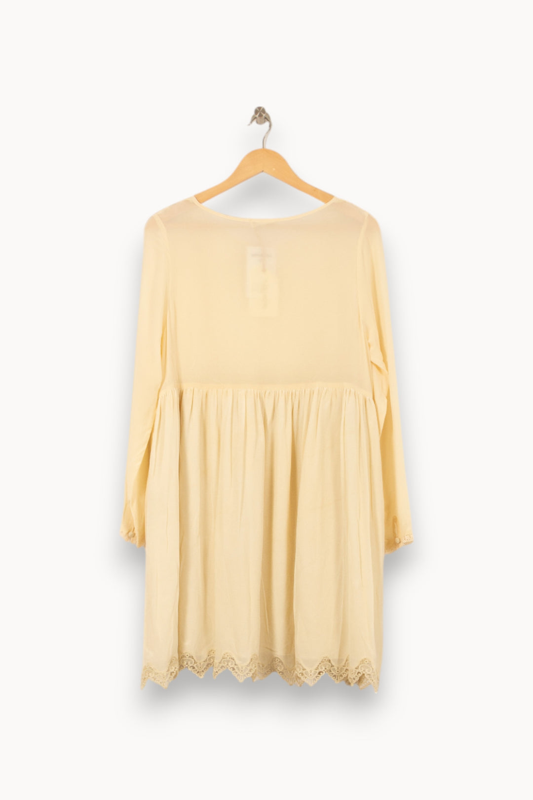 Robe Courte Jaune - Taille M/38 de la marque Louise Misha | PARAD56161 - Vendu par Paradigme - Image 4