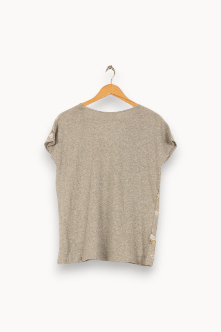 Tee-shirt Gris - Taille M/38 de la marque Louise Misha | PARAD56162 - Vendu par Paradigme - Image 4