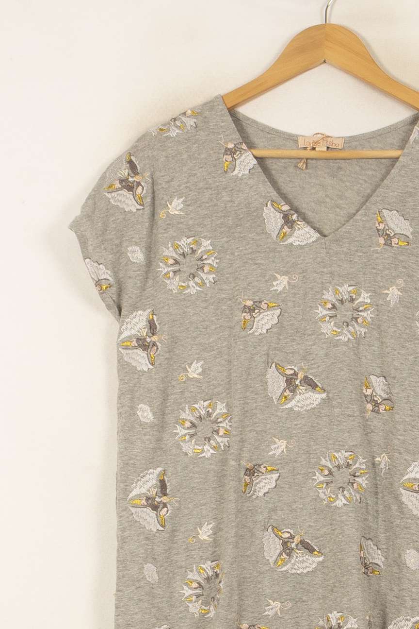 Tee-shirt Gris - Taille M/38 de la marque Louise Misha | PARAD56162 - Vendu par Paradigme - Image 3