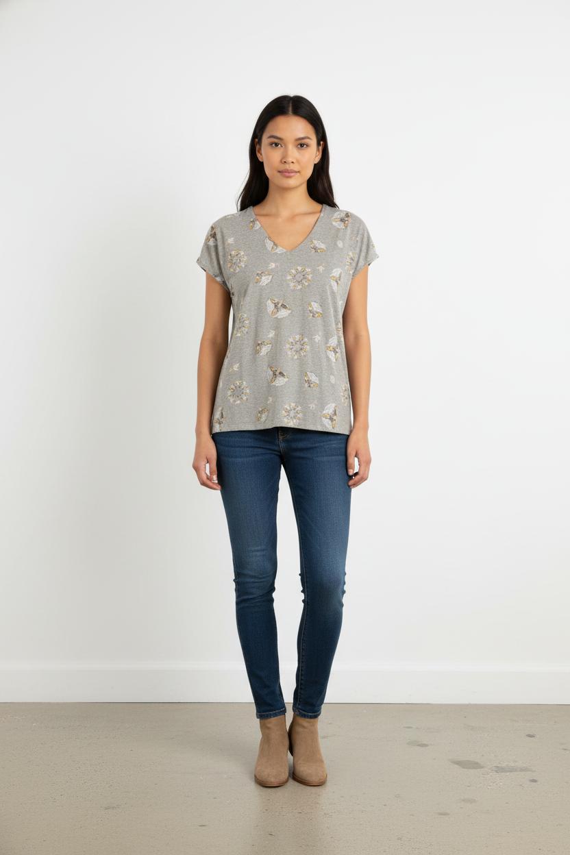 Tee-shirt Gris - Taille M/38