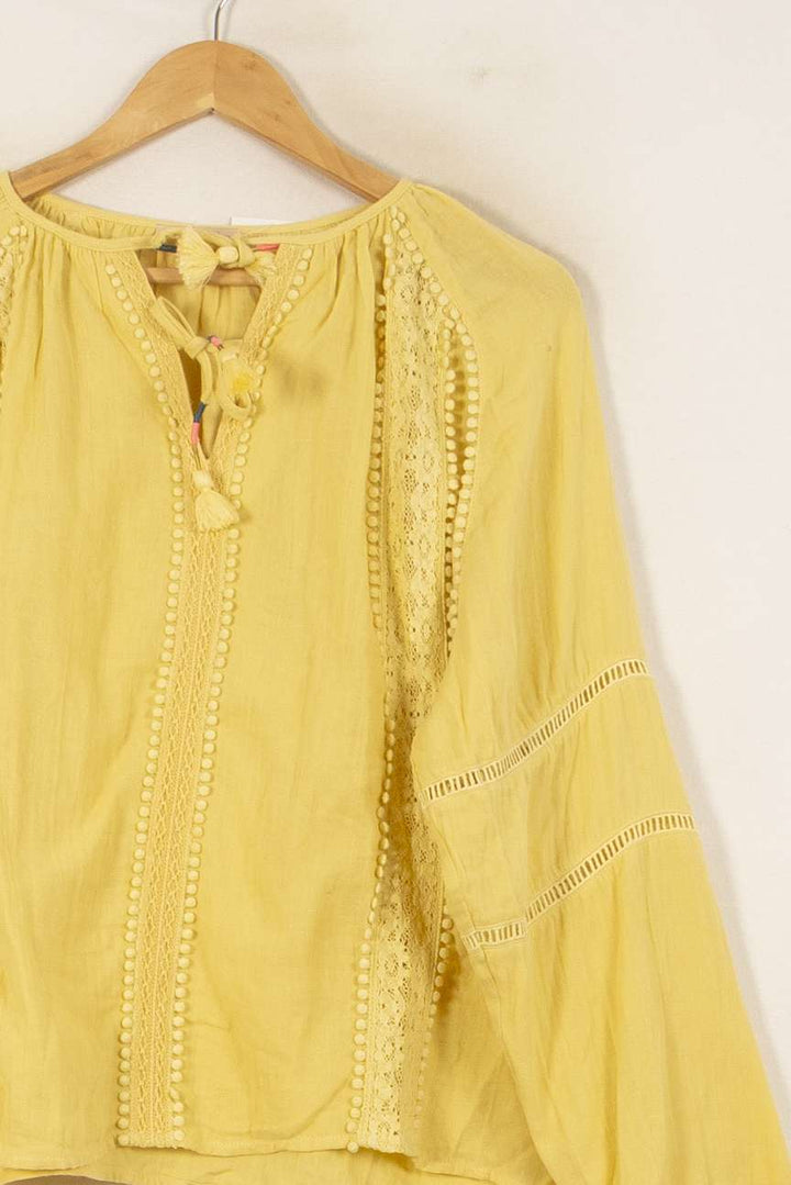 Blouse Jaune - Taille S/36 de la marque Louise Misha | PARAD56165 - Vendu par Paradigme - Image 3