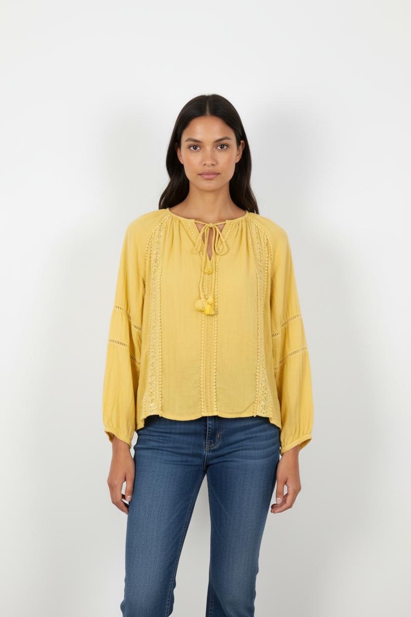 Blouse Jaune - Taille S/36