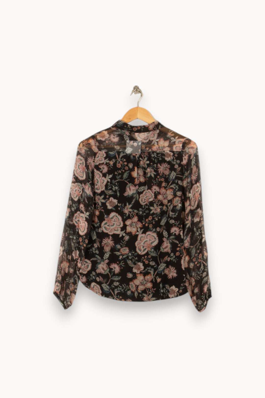 Blouse Noire et Rose - Taille S/36 de la marque Louise Misha | PARAD56166 - Vendu par Paradigme - Image 4