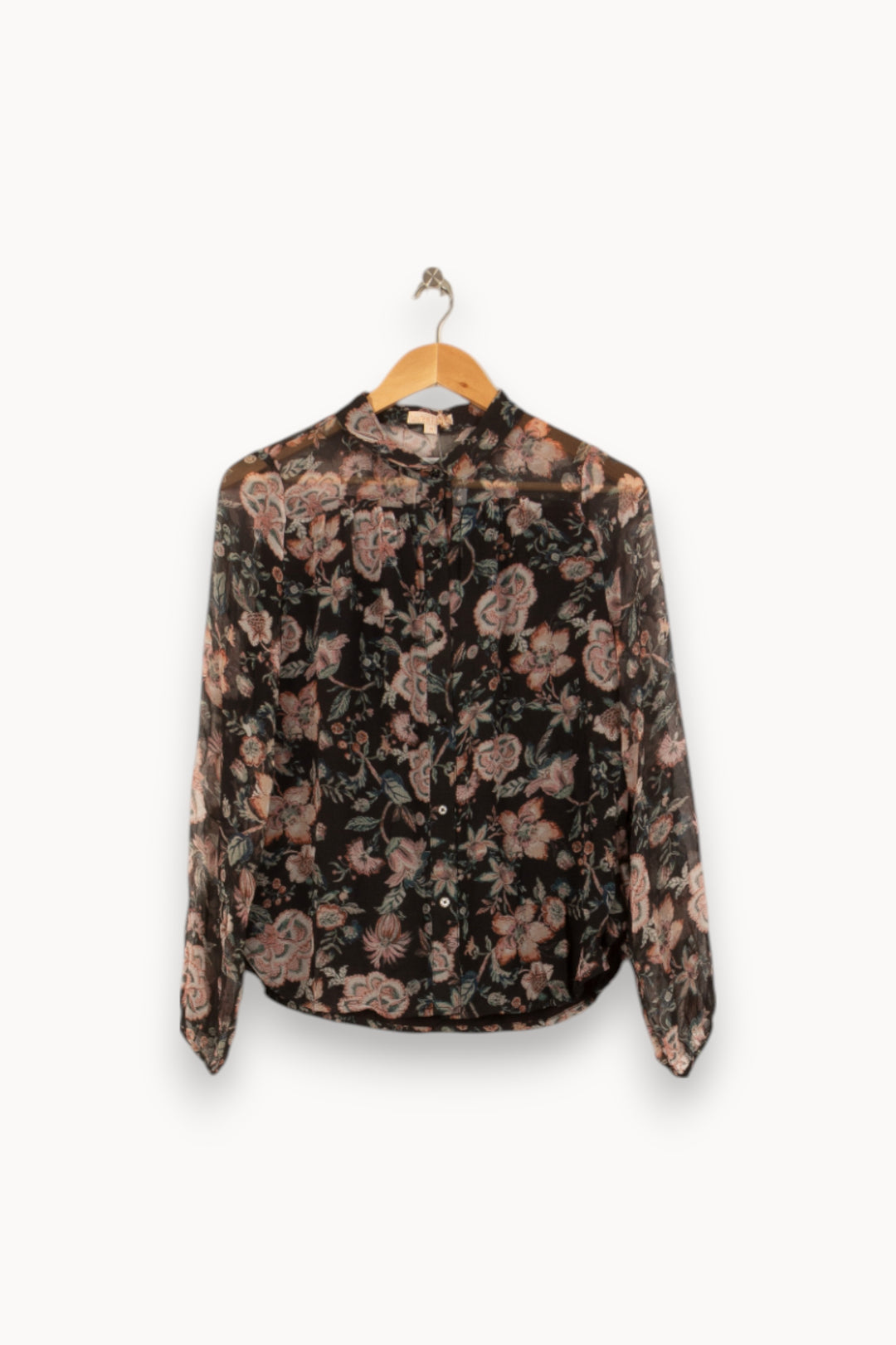 Blouse Noire et Rose - Taille S/36 de la marque Louise Misha | PARAD56166 - Vendu par Paradigme - Image 2