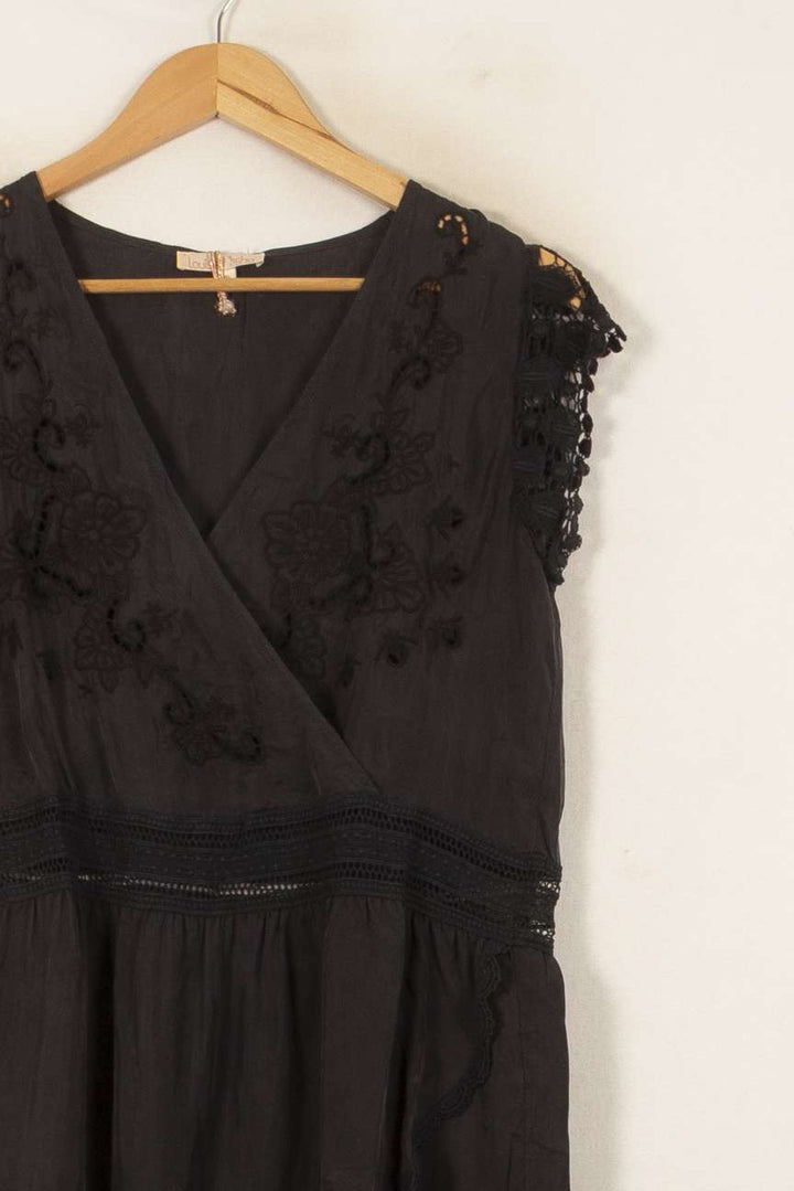 Blouse Noire - Taille XS/34 de la marque Louise Misha | PARAD56169 - Vendu par Paradigme - Image 3