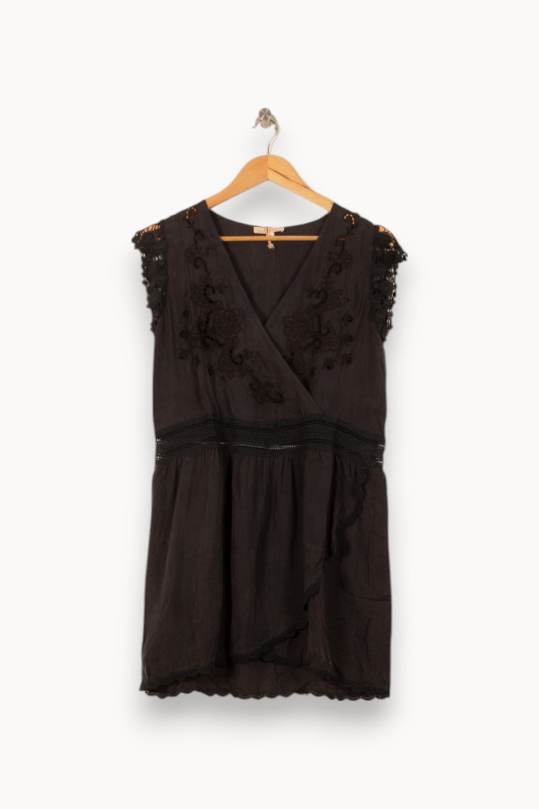 Blouse Noire - Taille XS/34 de la marque Louise Misha | PARAD56169 - Vendu par Paradigme - Image 2