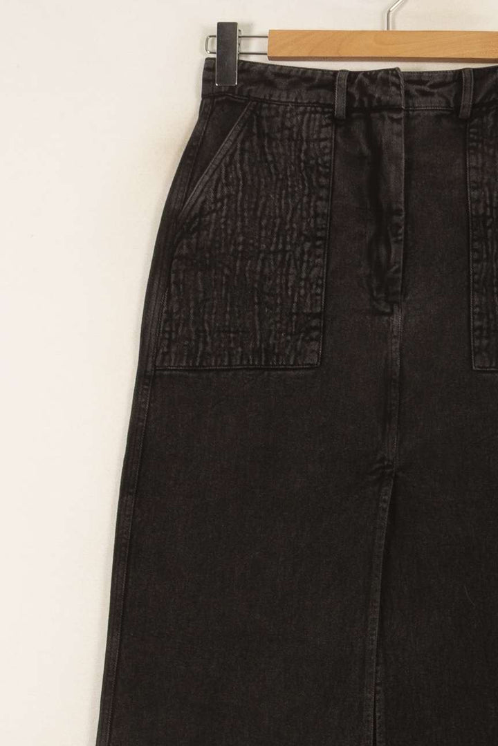 Jupe Midi Noire - Taille S/36 de la marque Louise Misha | PARAD56173 - Vendu par Paradigme - Image 3