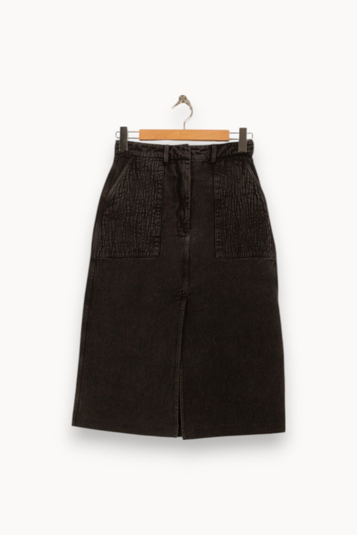 Jupe Midi Noire - Taille S/36 de la marque Louise Misha | PARAD56173 - Vendu par Paradigme - Image 2