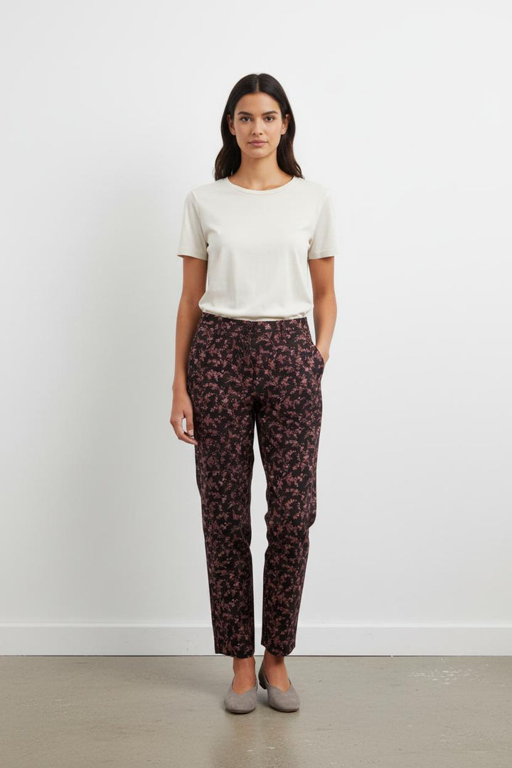 Pantalon Noir et Rose - Taille S/36