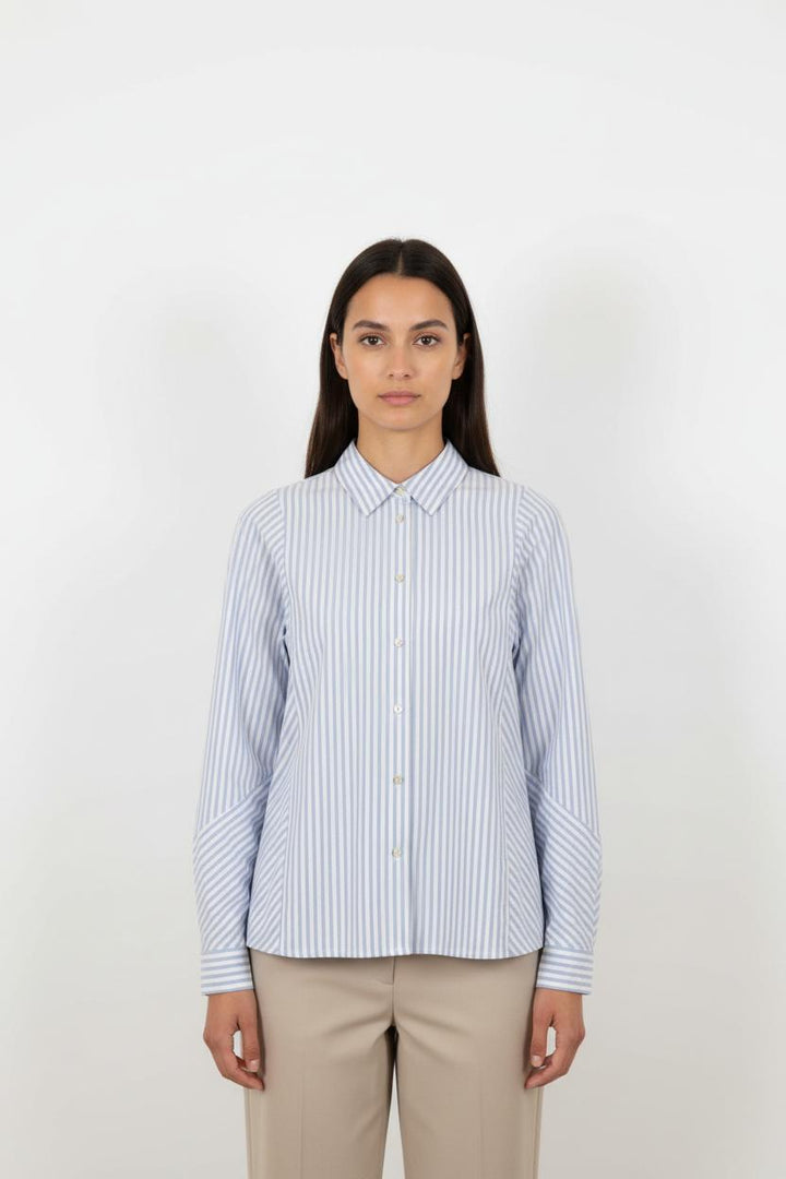 Chemise Rayée Bleu et Blanc - Taille L/40