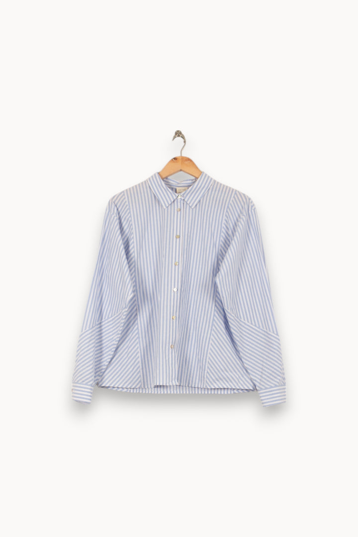 Chemise Rayée Bleu et Blanc - Taille L/40 de la marque Ekyog | PARAD56175 - Vendu par Paradigme - Image 2
