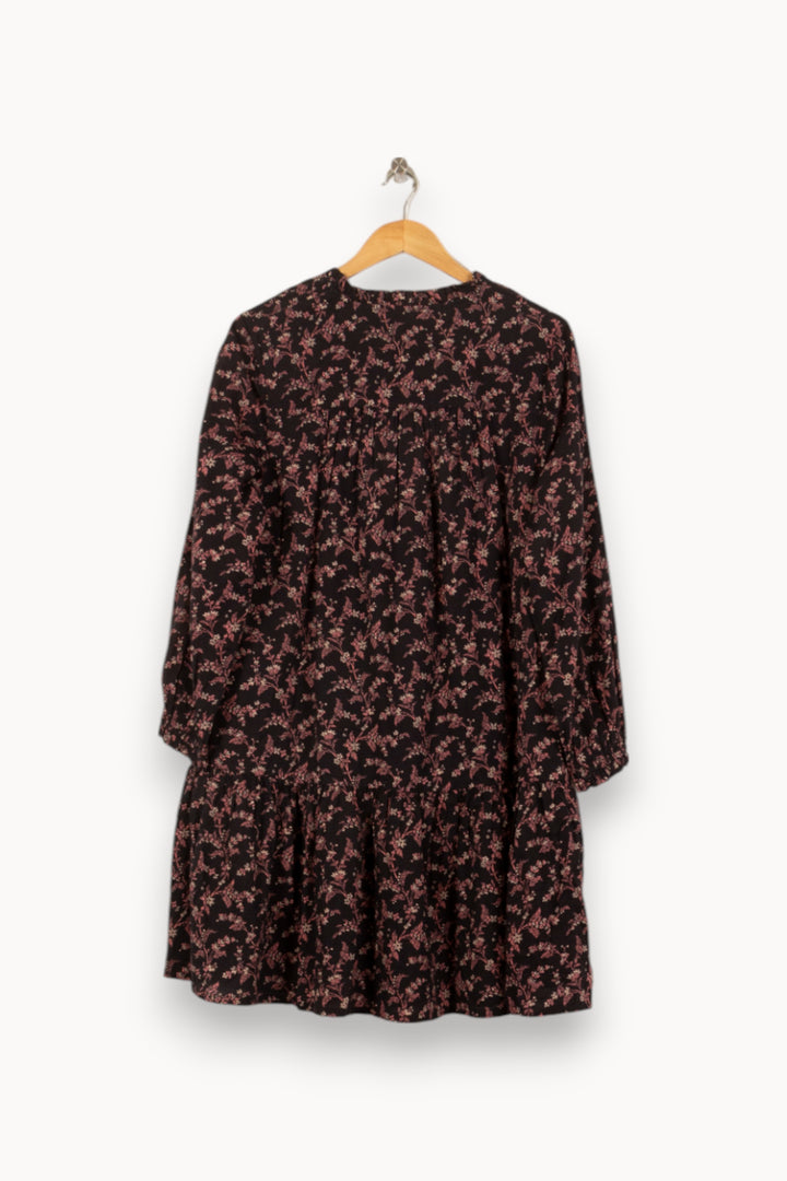 Robe Fleurie Noire - Taille L/40 de la marque Ekyog | PARAD56178 - Vendu par Paradigme - Image 4
