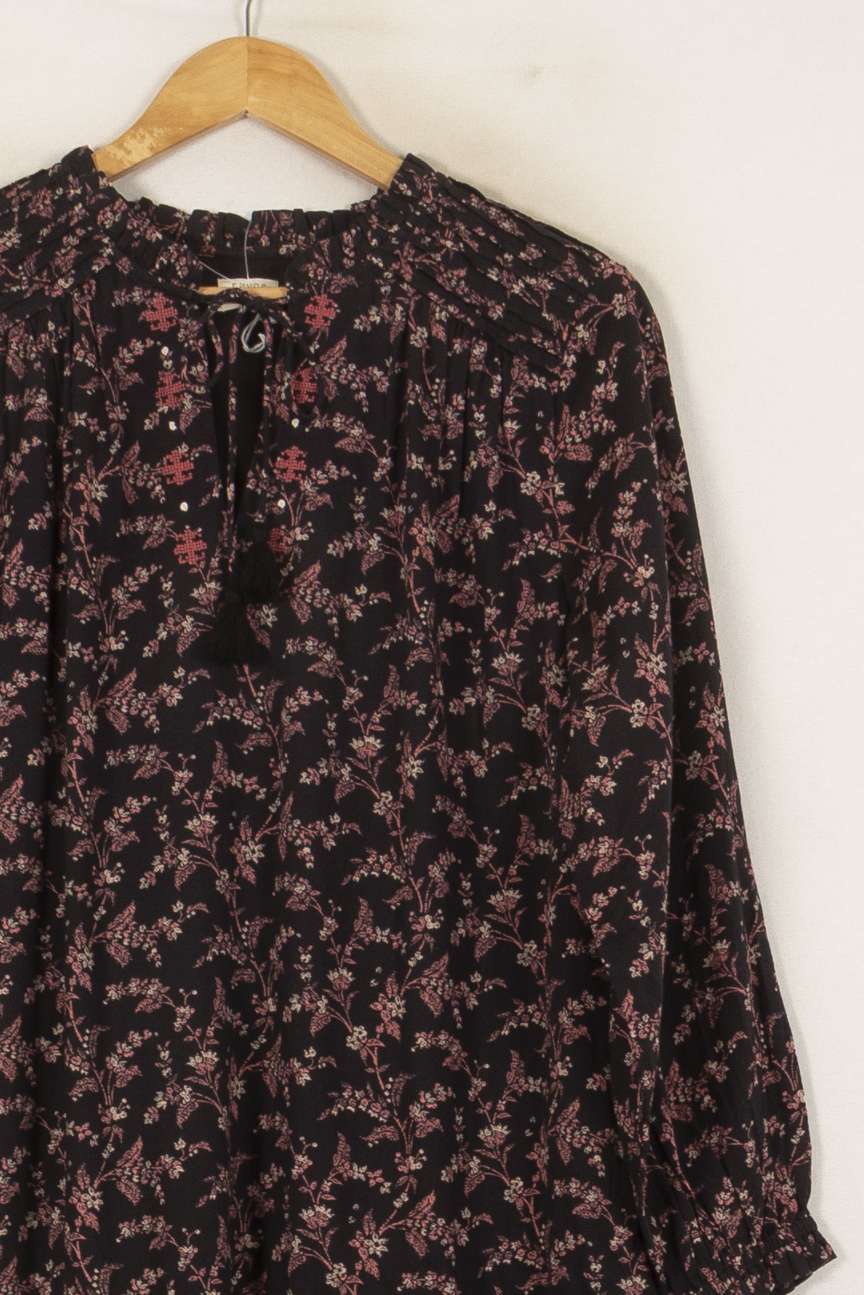 Robe Fleurie Noire - Taille L/40 de la marque Ekyog | PARAD56178 - Vendu par Paradigme - Image 3