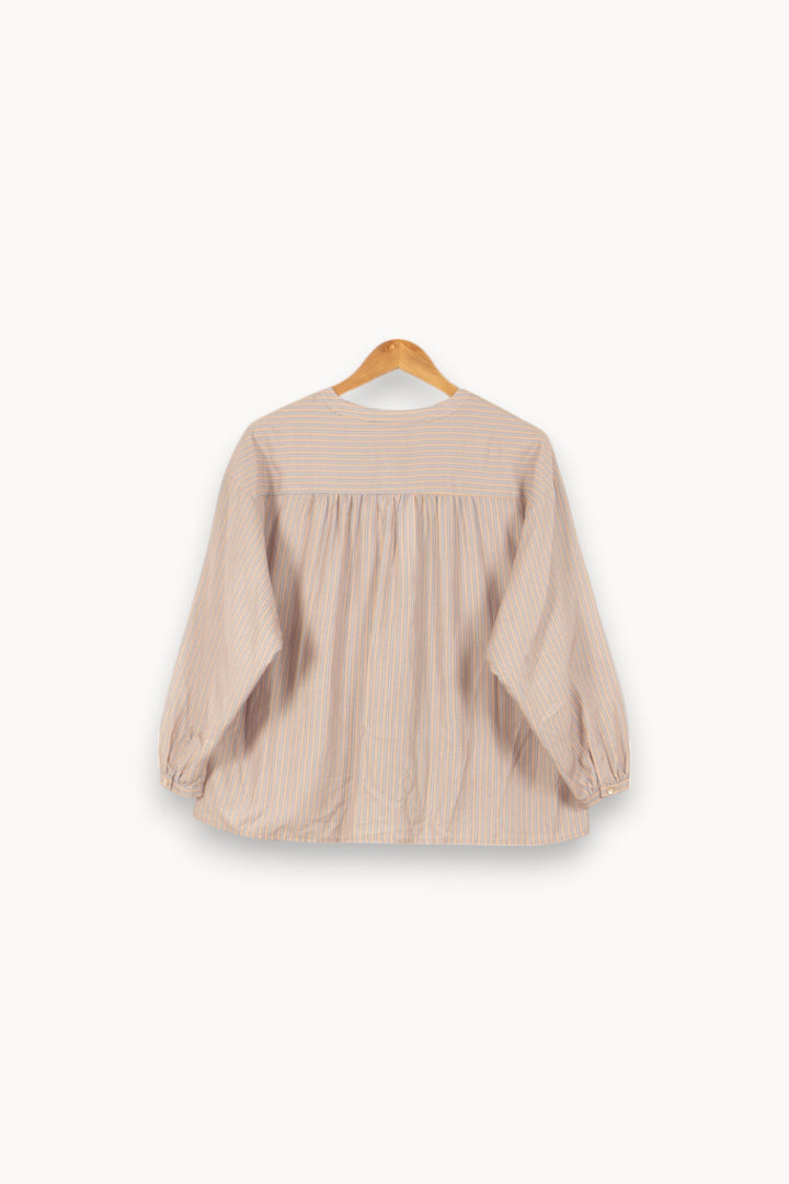Blouse Rayée Beige - Taille S/36 de la marque Ekyog | PARAD56183 - Vendu par Paradigme - Image 4