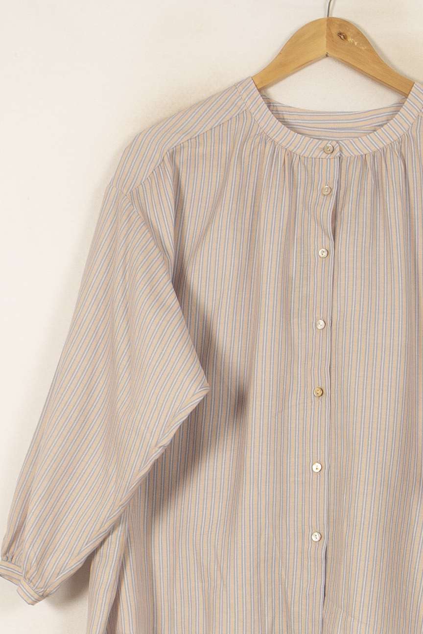 Blouse Rayée Beige - Taille S/36 de la marque Ekyog | PARAD56183 - Vendu par Paradigme - Image 3