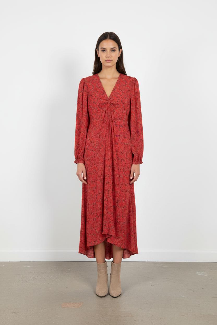 Robe Longue Rouge - Taille S/36