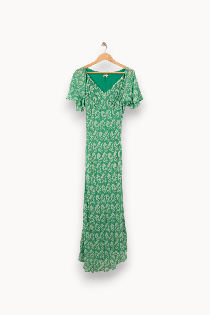 Robe Longue Verte et Blanche - Taille S/36 de la marque Ekyog | PARAD56188 - Vendu par Paradigme - Image 2