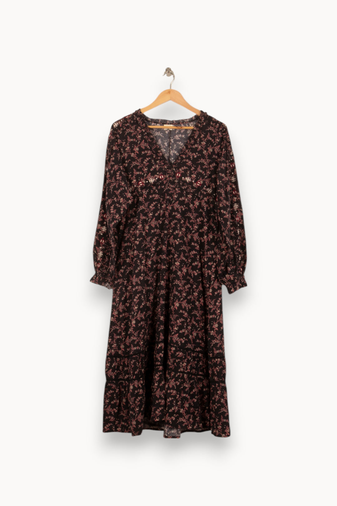 Robe Longue Noire et Rose - Taille S/36 de la marque Ekyog | PARAD56189 - Vendu par Paradigme - Image 2