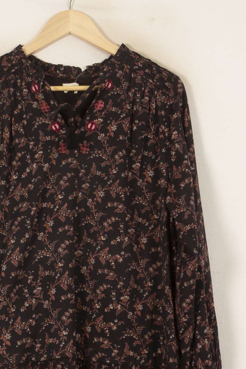Robe Fleurie Noire - Taille S/36 de la marque Ekyog | PARAD56190 - Vendu par Paradigme - Image 3
