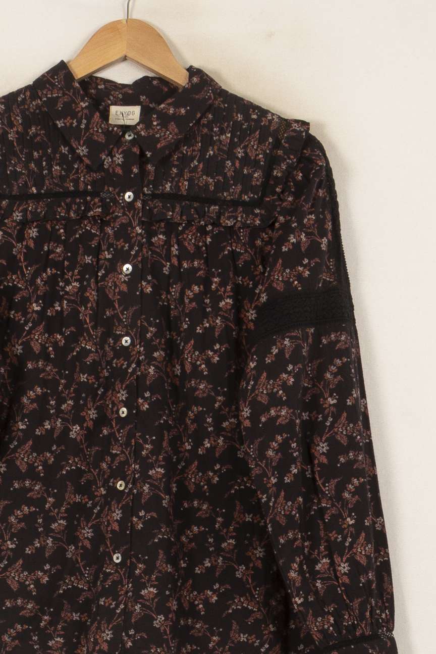 Blouse Noire et Rose - Taille S/36 de la marque Ekyog | PARAD56191 - Vendu par Paradigme - Image 3