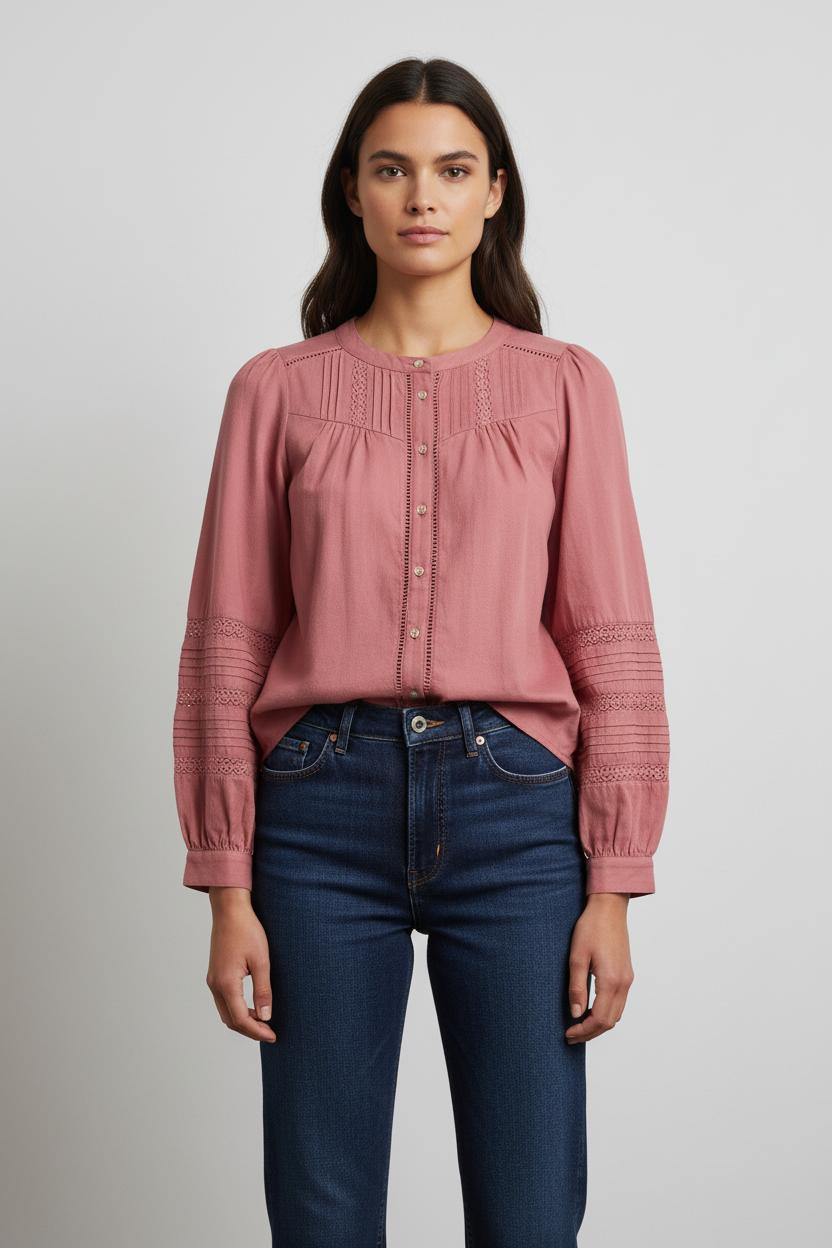 Blouse Rose - Taille S/36