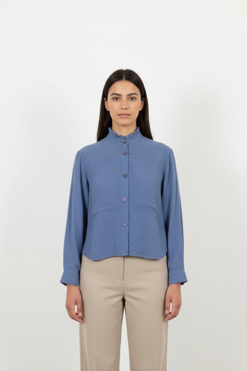 Blouse Bleue - Taille S/36