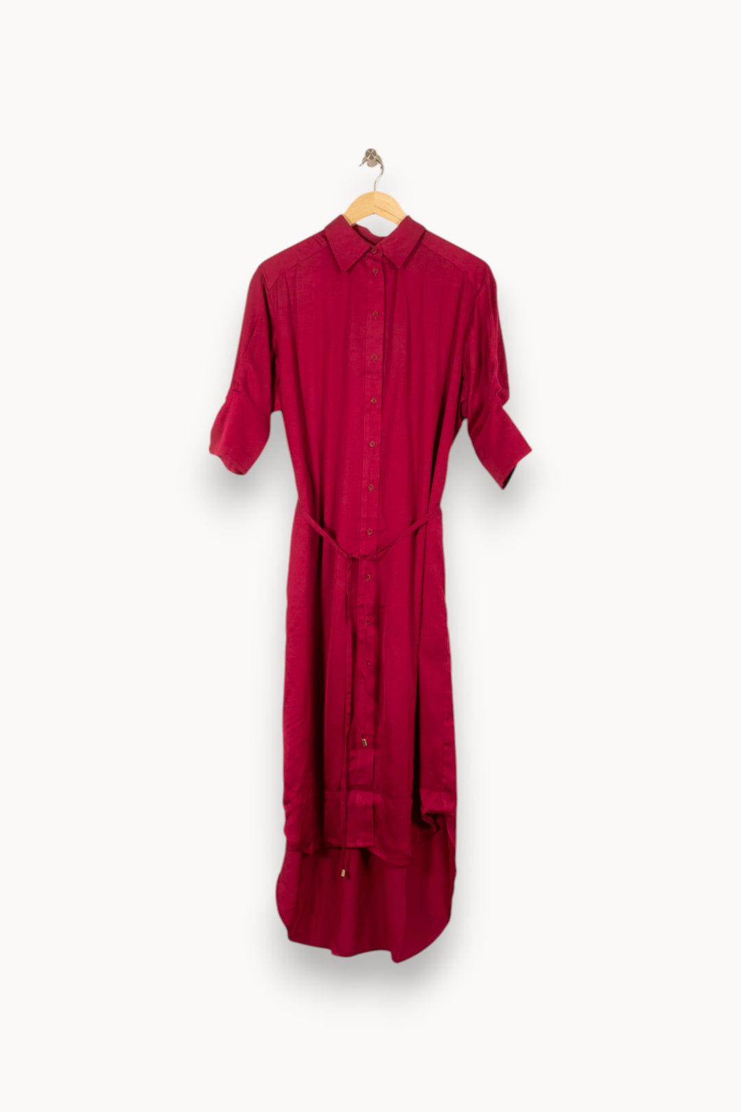 Robe Chemise Bordeaux - Taille S/36 de la marque Ekyog | PARAD56200 - Vendu par Paradigme - Image 2