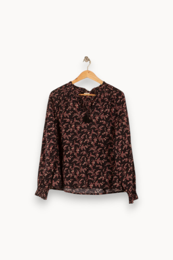 Blouse Noire et Rose - Taille S/36 de la marque Ekyog | PARAD56204 - Vendu par Paradigme - Image 2