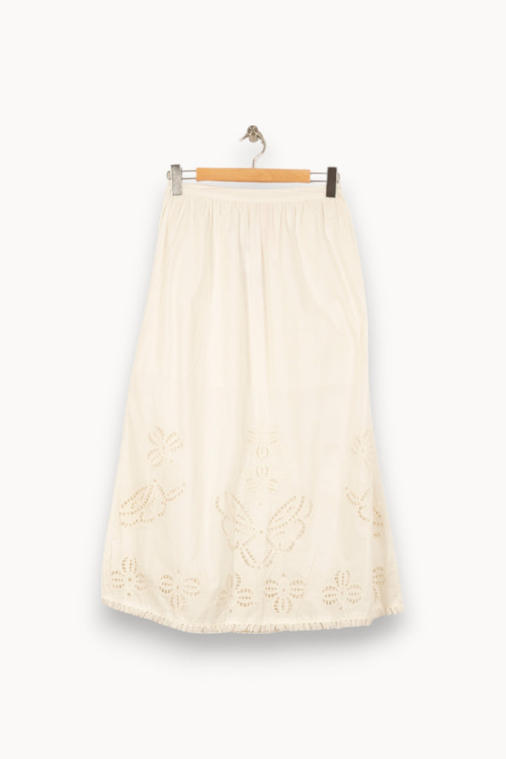 Jupe Longue Blanche - Taille S/36 de la marque Louise Misha | PARAD56212 - Vendu par Paradigme - Image 2