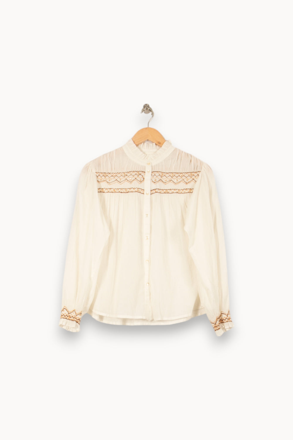 Blouse Blanche - Taille S/36 de la marque Louise Misha | PARAD56221 - Vendu par Paradigme - Image 2