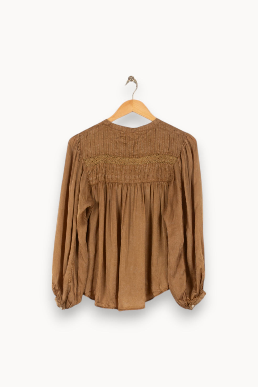 Blouse Marron - Taille S/36 de la marque Louise Misha | PARAD56245 - Vendu par Paradigme - Image 4