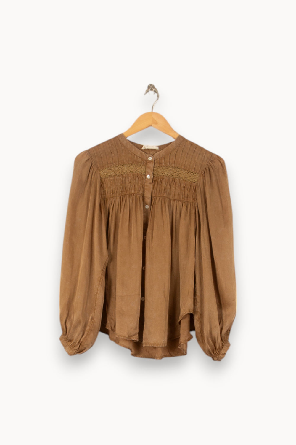 Blouse Marron - Taille S/36 de la marque Louise Misha | PARAD56245 - Vendu par Paradigme - Image 2