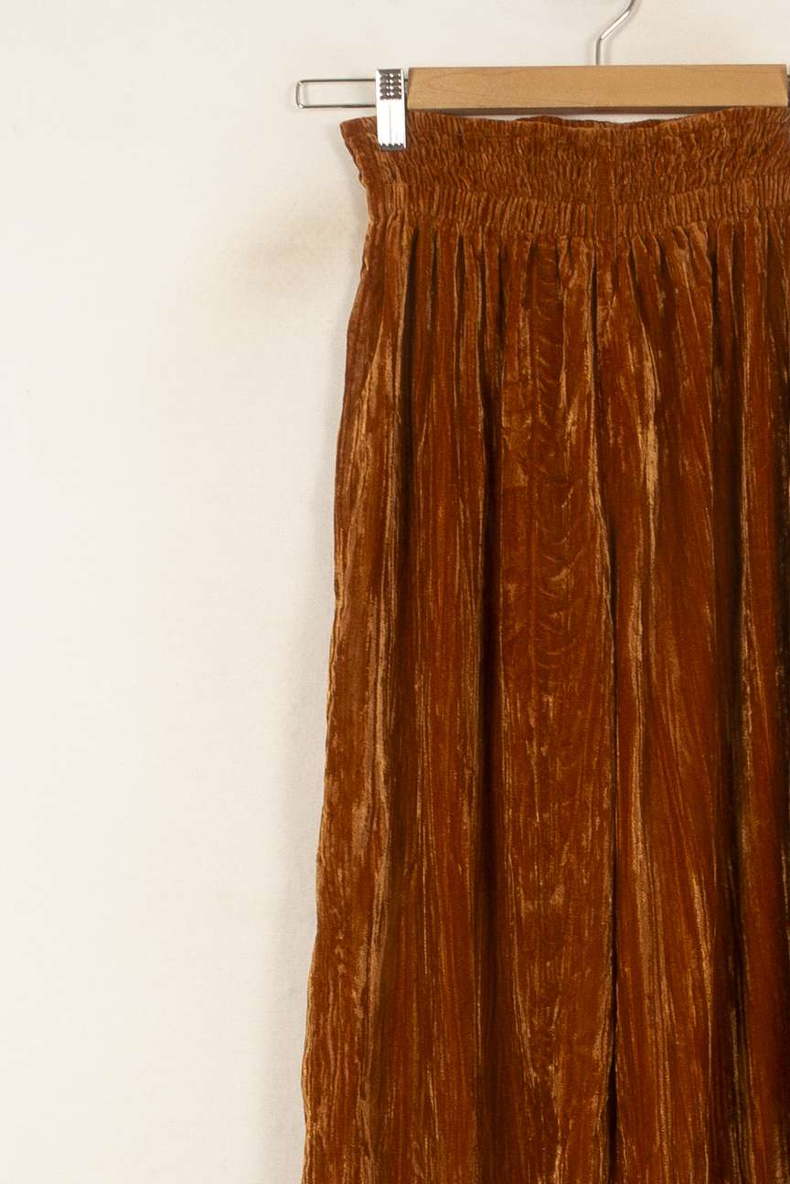 Pantalon Large Marron - Taille S/36 de la marque Louise Misha | PARAD56248 - Vendu par Paradigme - Image 3