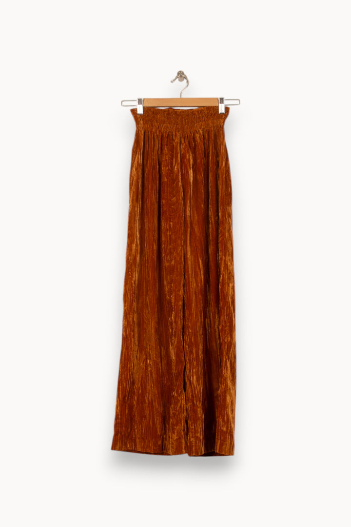 Pantalon Large Marron - Taille S/36 de la marque Louise Misha | PARAD56248 - Vendu par Paradigme - Image 2