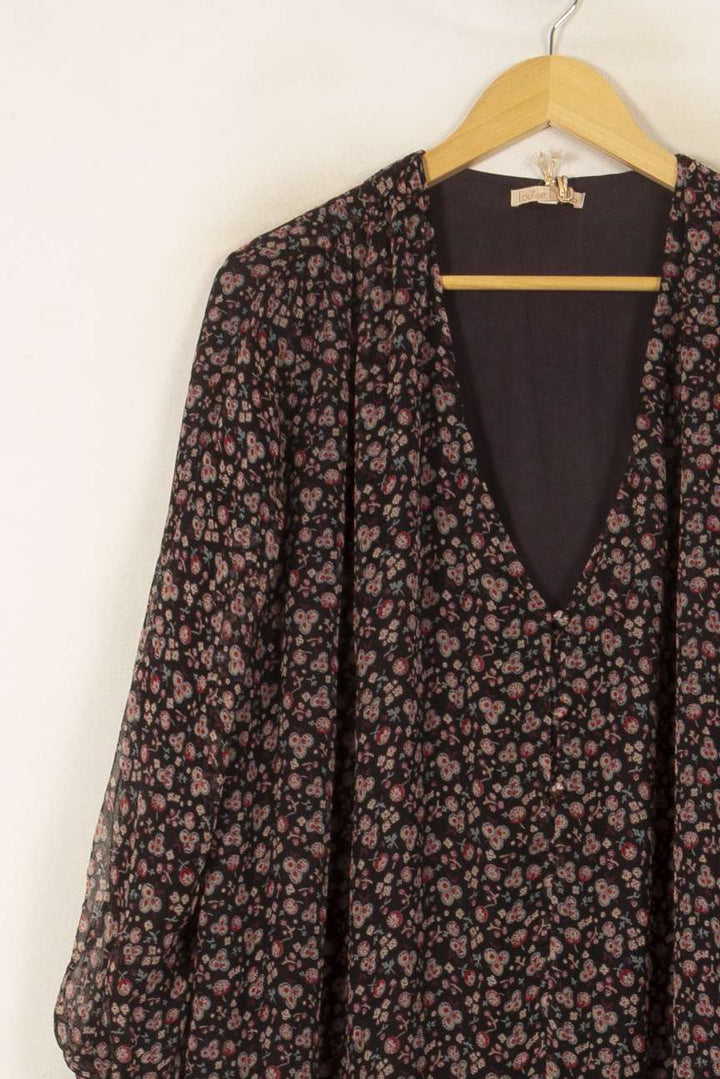 Robe Longue Noire et Rose - Taille S/36 de la marque Louise Misha | PARAD56250 - Vendu par Paradigme - Image 3