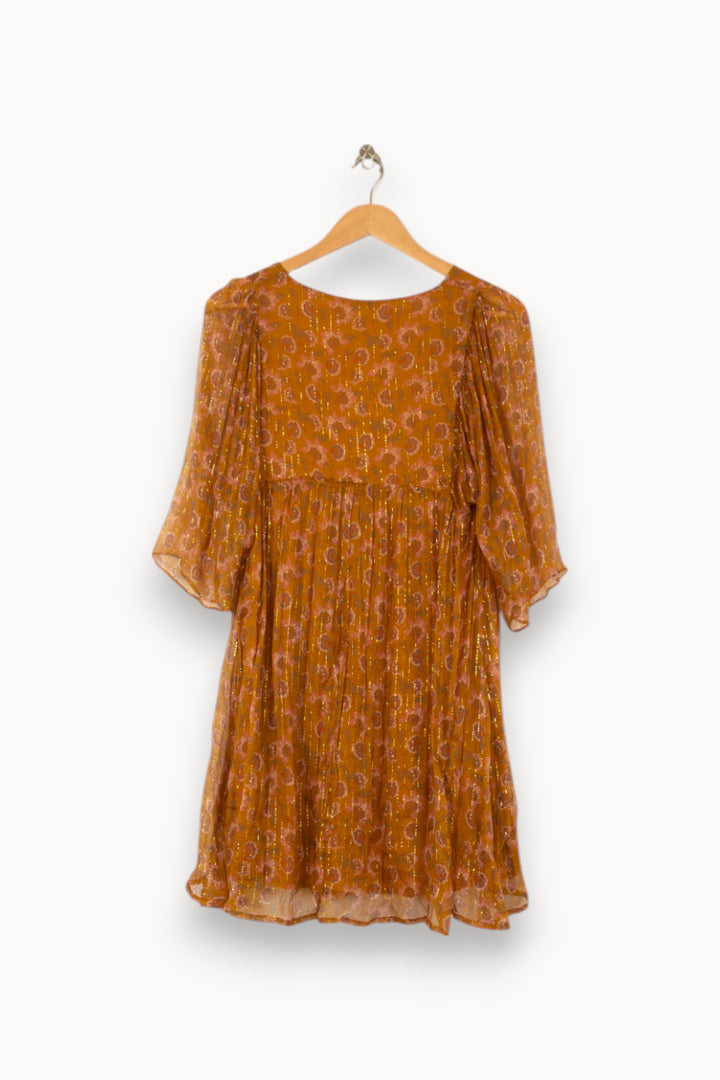 Robe Courte Orange et Rose - Taille S/36 de la marque Louise Misha | PARAD56253 - Vendu par Paradigme - Image 4