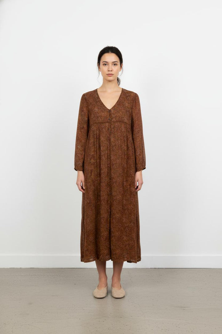 Robe Longue Marron - Taille S/36