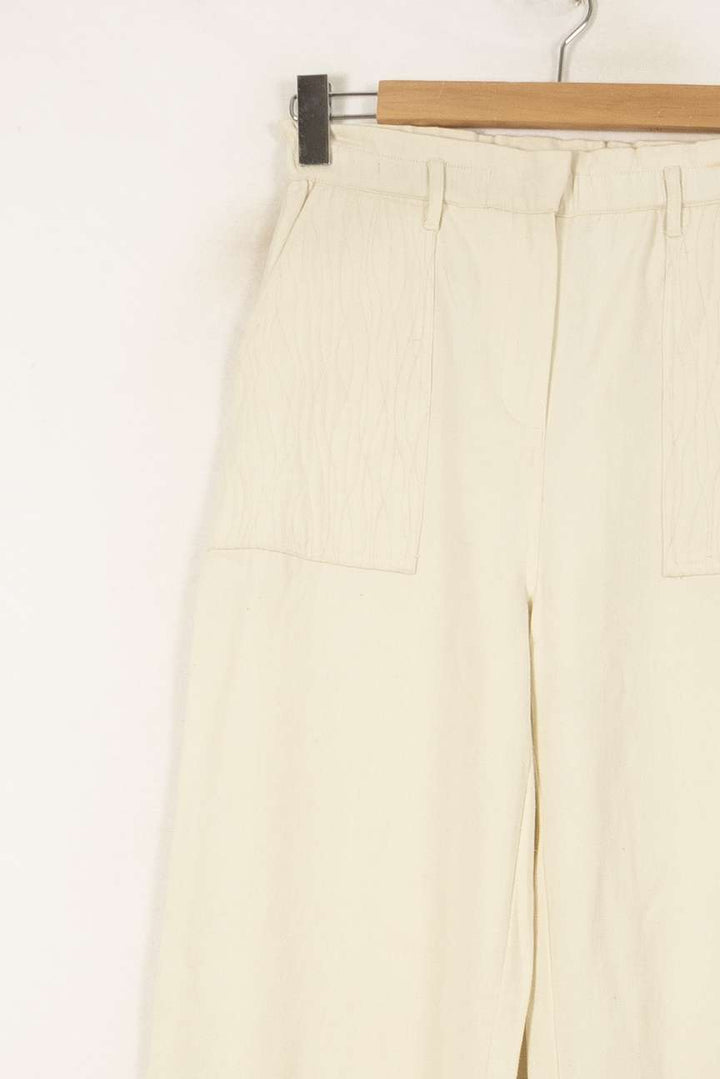 Pantalon Large Blanc - Taille S/36 de la marque Louise Misha | PARAD56261 - Vendu par Paradigme - Image 3