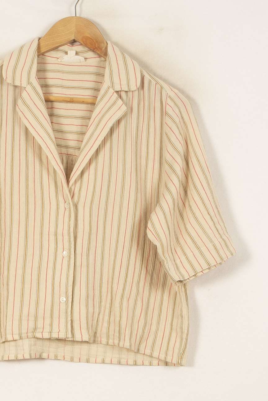 Chemise Écrue et Rayée - Taille S/36 de la marque Louise Misha | PARAD56265 - Vendu par Paradigme - Image 3