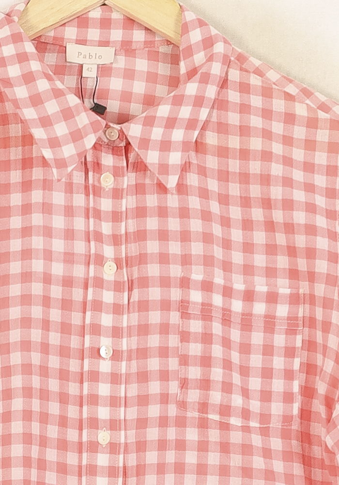 Chemisette Rose et Blanche - Taille XL/42 de la marque Pablo | PARAD56271 - Vendu par Paradigme - Image 3