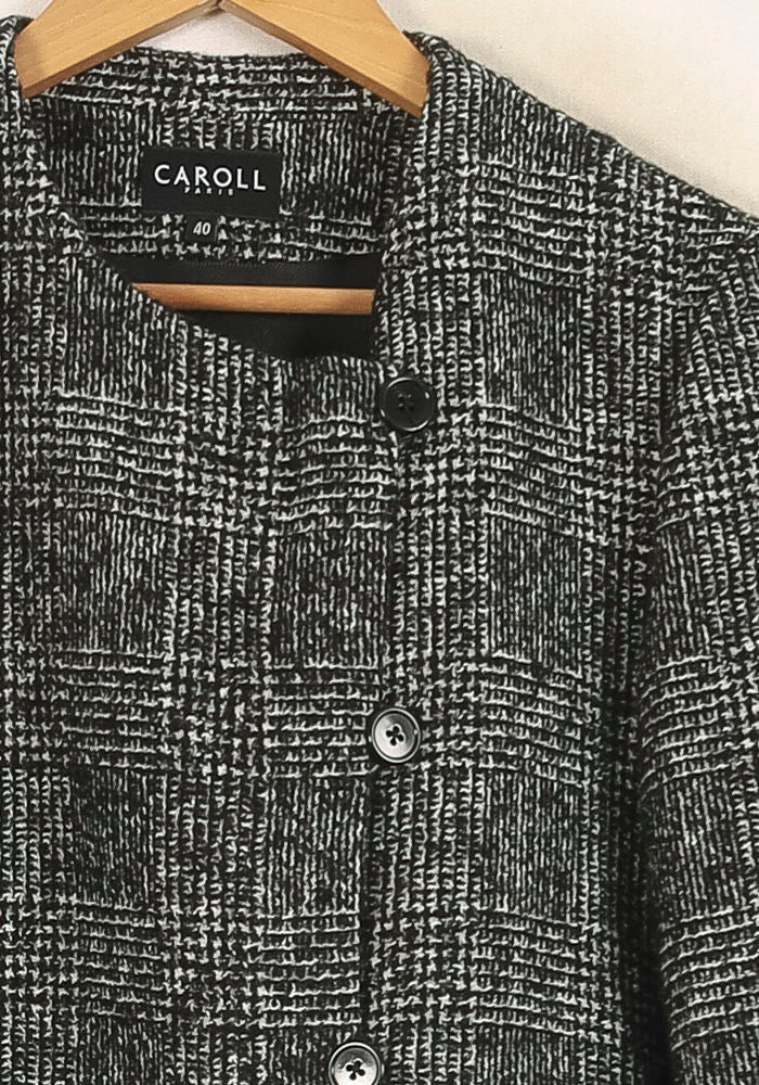Veste Noire et Blanche - Taille L/40 de la marque Caroll | PARAD56273 - Vendu par Paradigme - Image 3