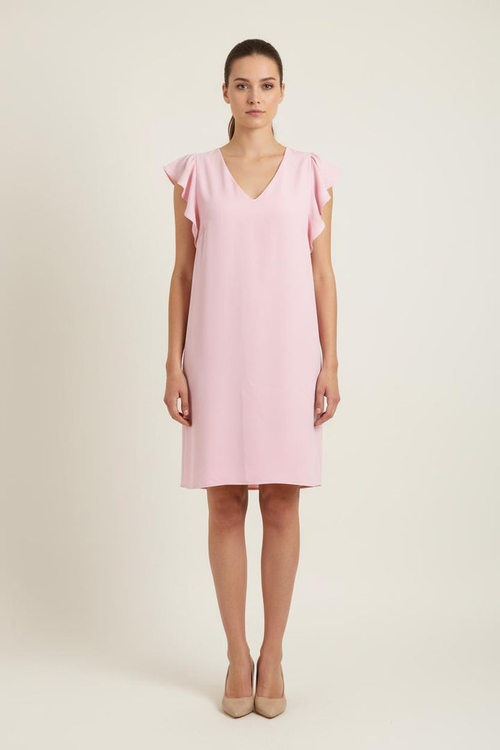 Robe Volantée Rose - Taille XXL/44 de la marque ZAPA | PARAD56274 - Vendu par Paradigme - Image 1
