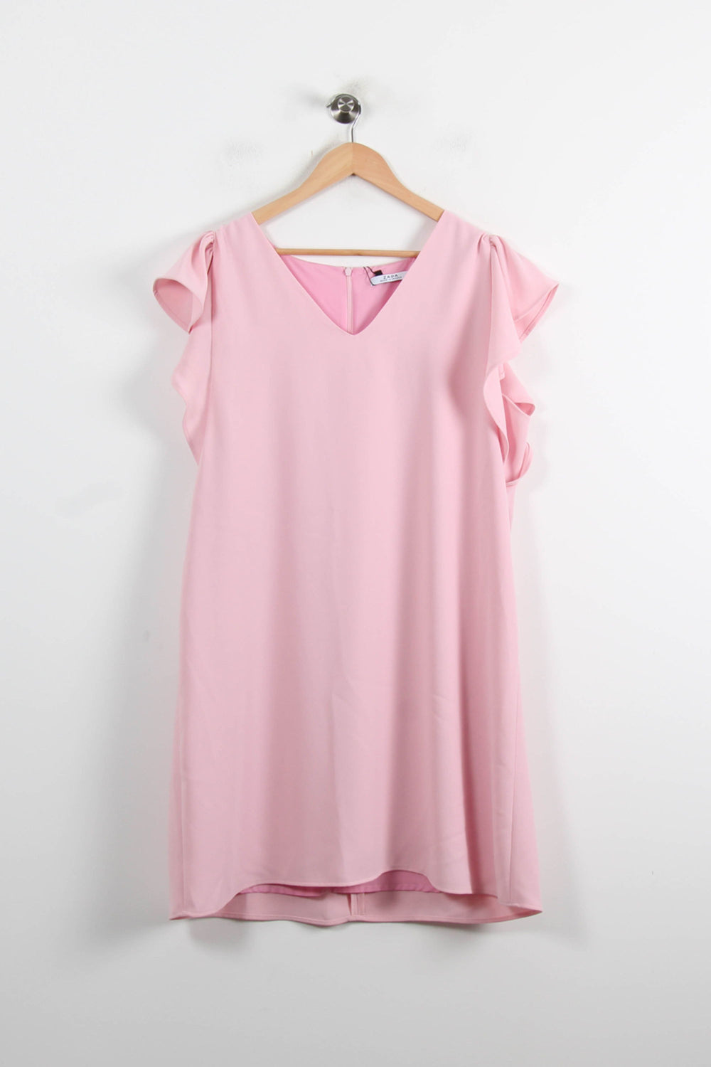 Robe Volantée Rose - Taille XXL/44 de la marque ZAPA | PARAD56274 - Vendu par Paradigme - Image 2