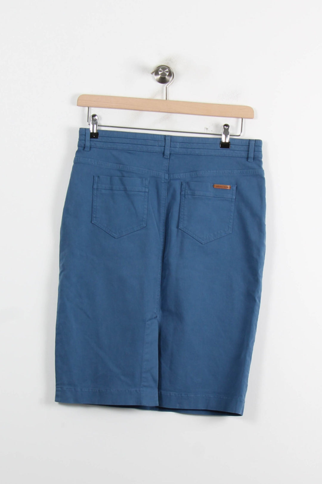 Jupe Droite Bleue - Taille L/40 de la marque Gerard Darel | PARAD56278 - Vendu par Paradigme - Image 4