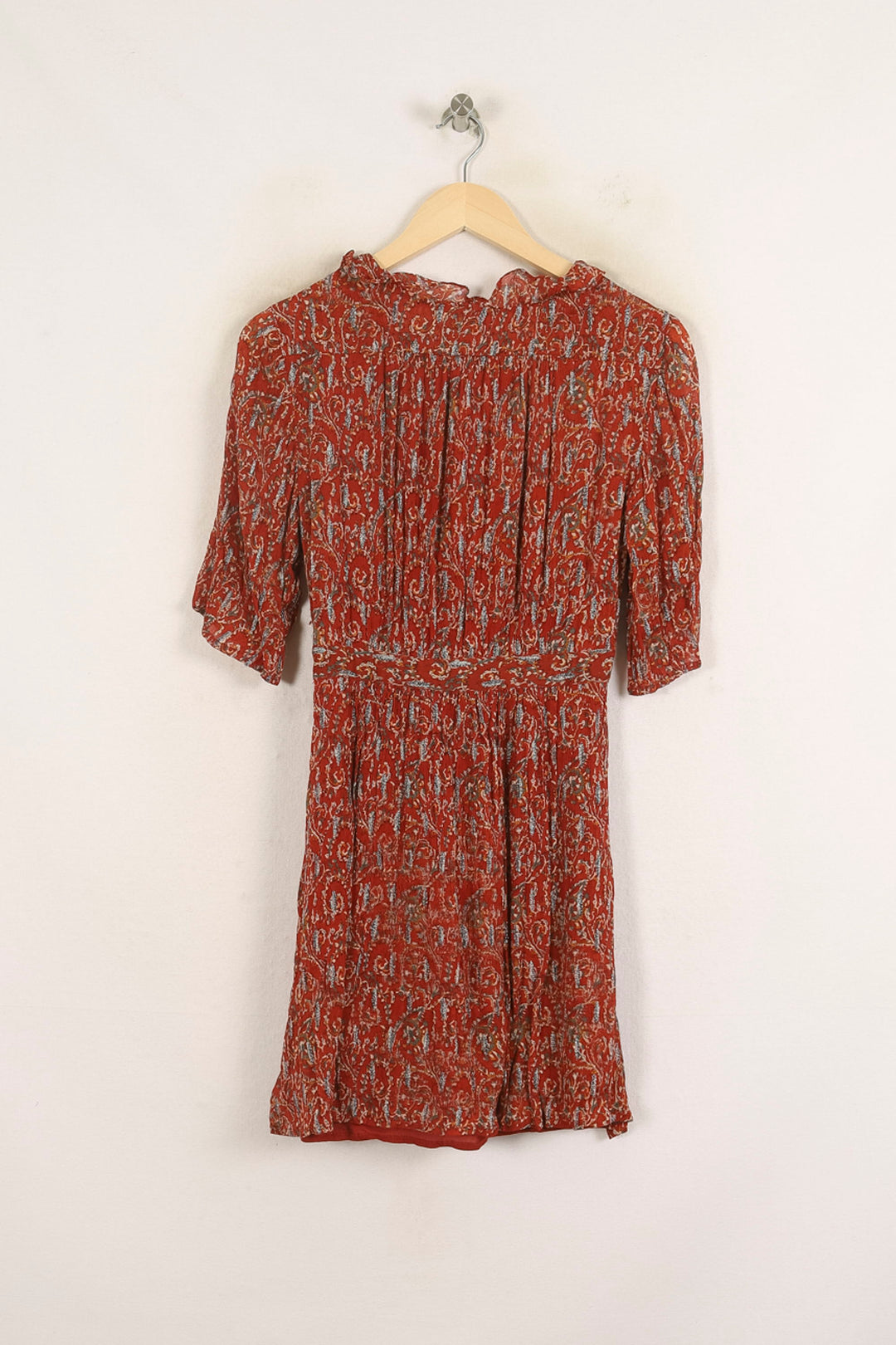 Robe Portefeuille Orange - Taille S/36 de la marque ba&sh | PARAD56287 - Vendu par Paradigme - Image 4