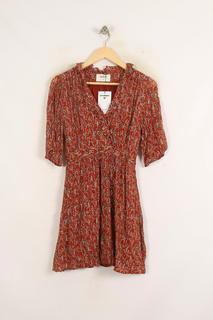 Robe Portefeuille Orange - Taille S/36 de la marque ba&sh | PARAD56287 - Vendu par Paradigme - Image 2